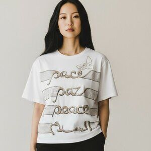 ‎Valentino Beaded  PeaceTee